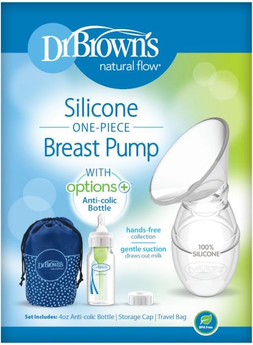 DR.BROWN'S Set Sběrač mateřského mléka + Kousátko Flexees Friends liška - obrázek 6