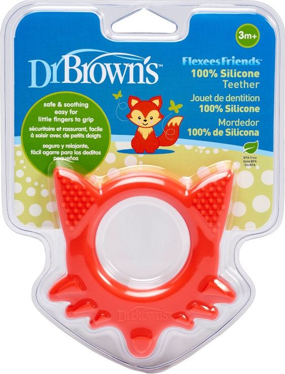DR.BROWN'S Set Sběrač mateřského mléka + Kousátko Flexees Friends liška - obrázek 9