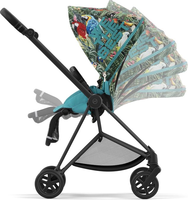 CYBEX Kočárek kompletní Mios 3.0 podvozek Chrome Black + seat pack + lux carry cot We The Best Blue - obrázek 7
