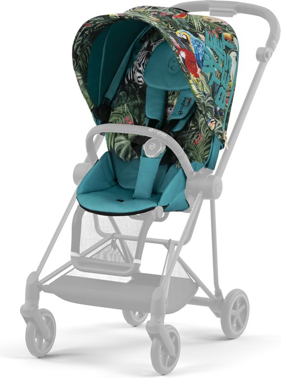 CYBEX Kočárek kompletní Mios 3.0 podvozek Chrome Black + seat pack + lux carry cot We The Best Blue - obrázek 11