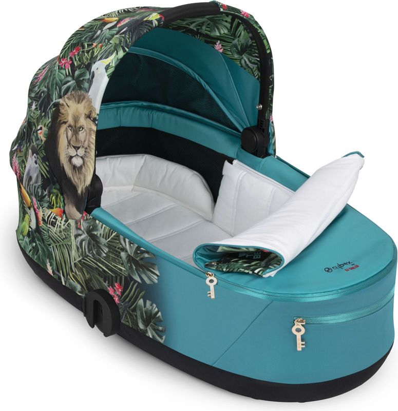 CYBEX Kočárek kompletní Mios 3.0 podvozek Chrome Black + seat pack + lux carry cot We The Best Blue - obrázek 17