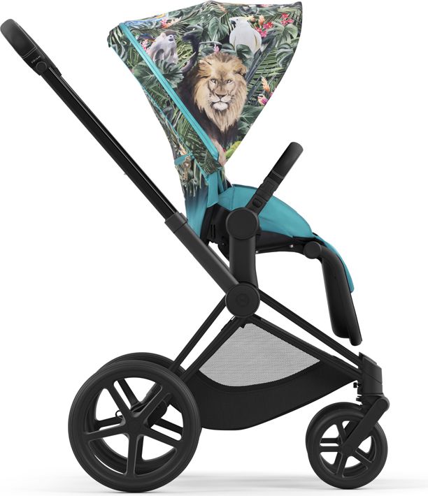 CYBEX Kočárek kompletní Priam 4.0 podvozek Chrome Brown + seat pack + lux carry cot We The Best Blue - obrázek 6