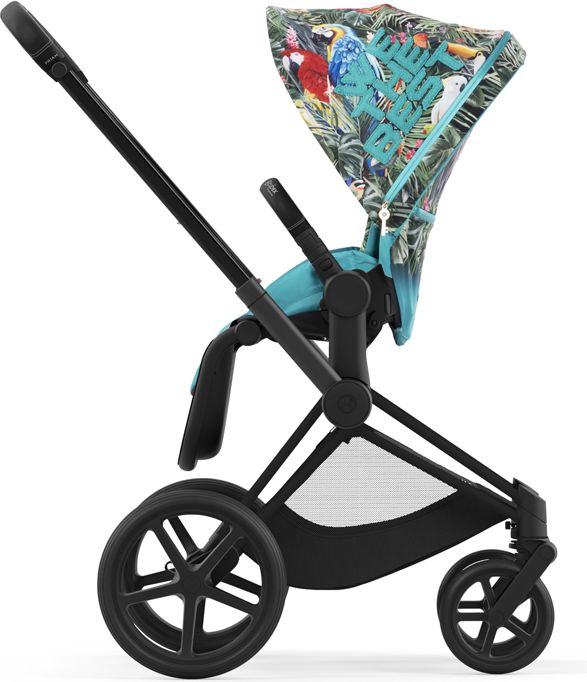 CYBEX Kočárek kompletní Priam 4.0 podvozek Chrome Brown + seat pack + lux carry cot We The Best Blue - obrázek 7