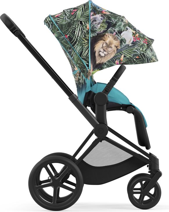 CYBEX Kočárek kompletní Priam 4.0 podvozek Chrome Brown + seat pack + lux carry cot We The Best Blue - obrázek 8