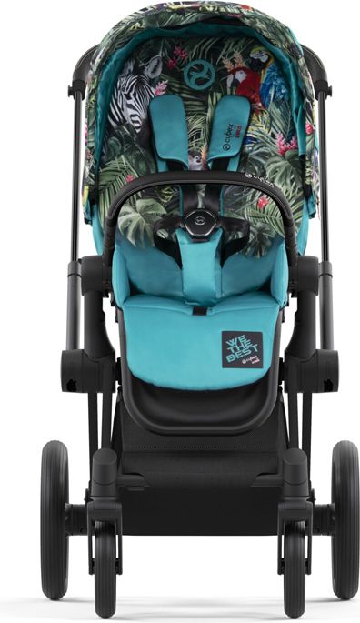 CYBEX Kočárek kompletní Priam 4.0 podvozek Chrome Brown + seat pack + lux carry cot We The Best Blue - obrázek 9