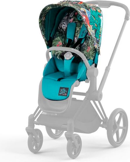 CYBEX Kočárek kompletní Priam 4.0 podvozek Chrome Brown + seat pack + lux carry cot We The Best Blue - obrázek 14