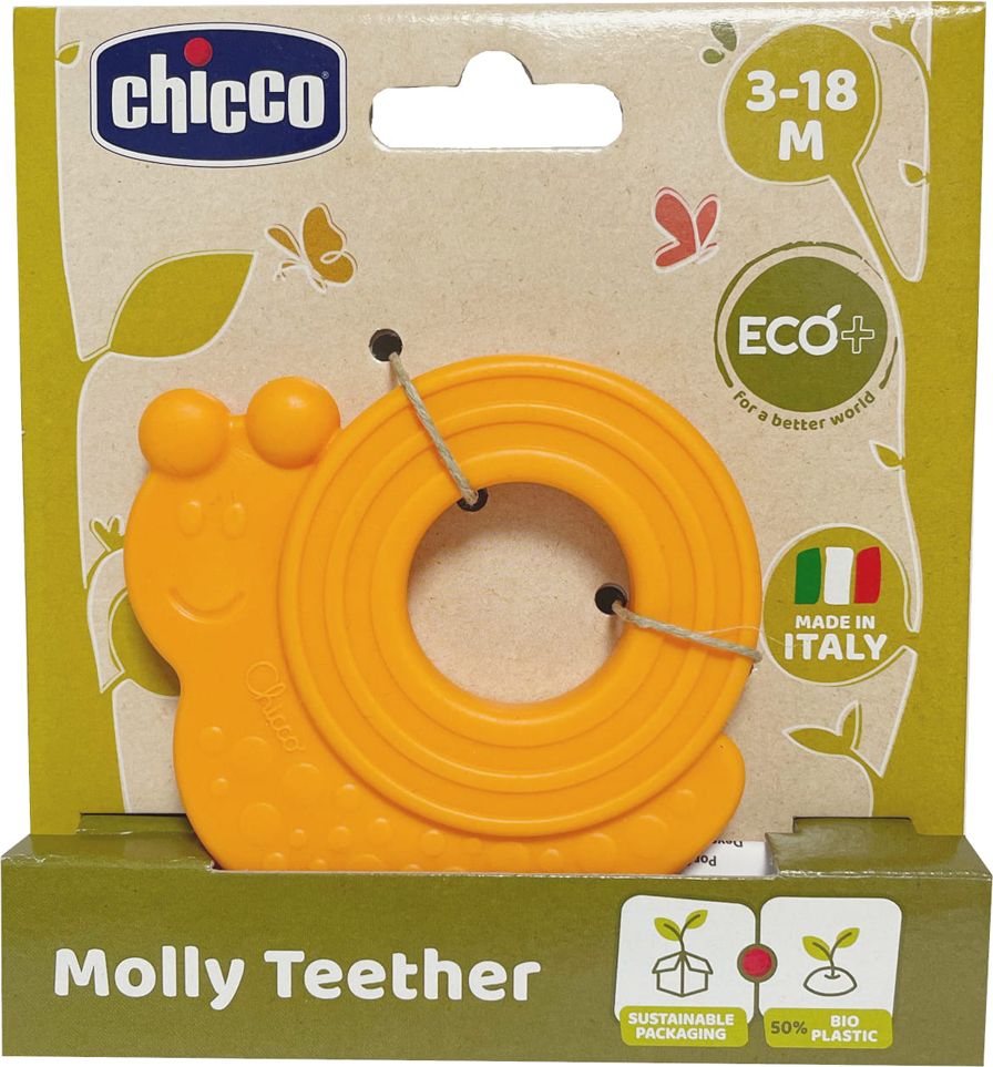 Chicco kousátko Eco+ Šnek Molly oranžová - obrázek 2