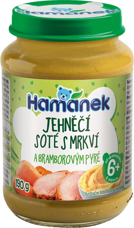 Hamánek Jehněčí soté s mrkví a bramborovým pyré 6 x 190 g - obrázek 2
