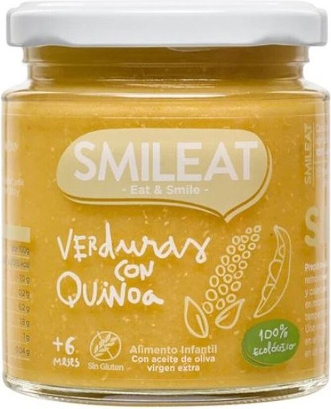 SMILEAT Organic příkrm Zelenina s Quinoou 230 g, 6m+ - obrázek 1