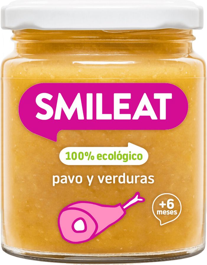 SMILEAT Organic příkrm Krůta se zeleninou 230 g, 6m+ - obrázek 1