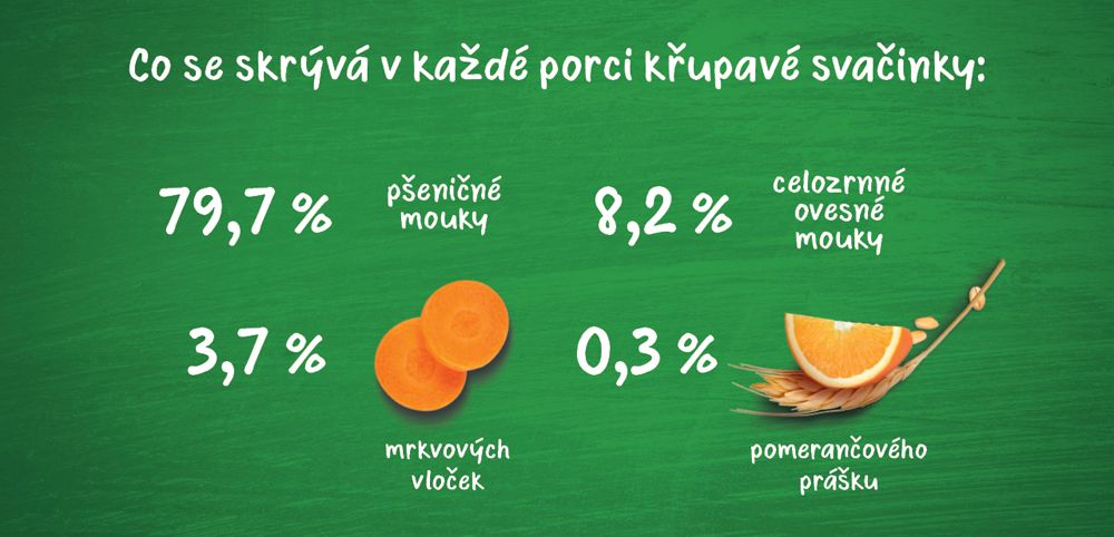 GERBER Organic křupky s mrkví a pomerančem 35 g - obrázek 4