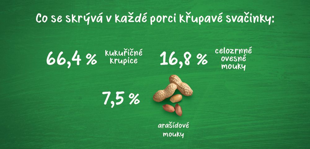 GERBER Organic křupky arašídové 5x 35 g​ - obrázek 4