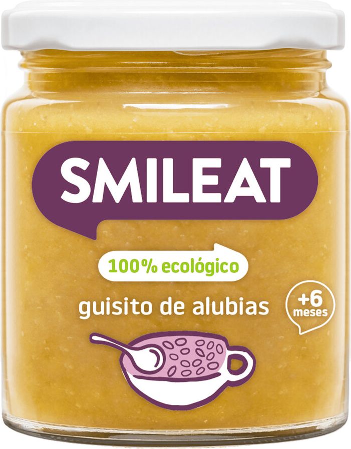 SMILEAT Organic příkrm Fazolové ragú 230 g, 6m+ - obrázek 1