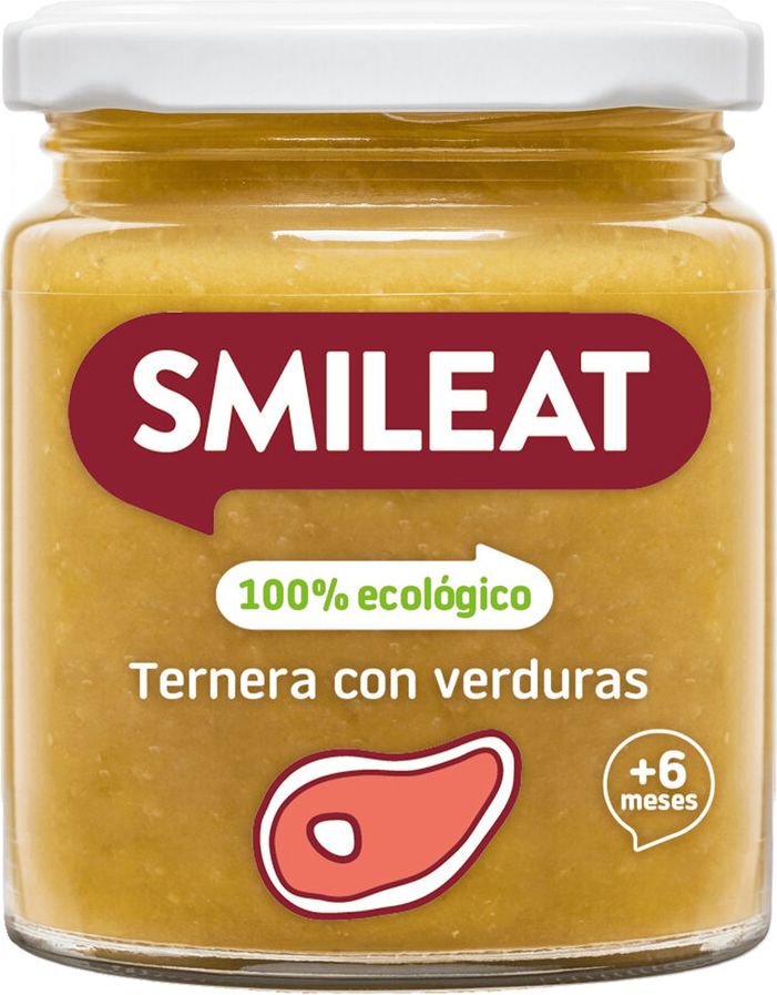 SMILEAT Organic příkrm Telecí se zeleninou 230 g, 6m+ - obrázek 1
