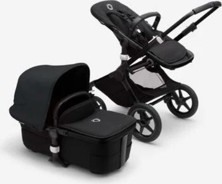 BUGABOO Fox 3 complete Black/Midnight black-Midnight black + autosedačka + adaptéry na autosedačku - obrázek 3