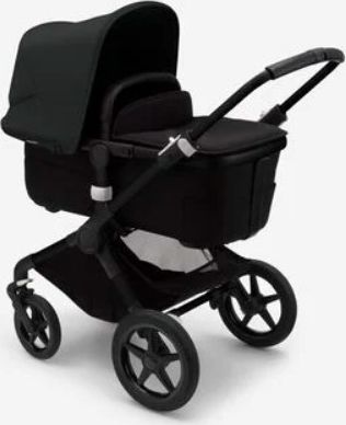 BUGABOO Fox 3 complete Black/Midnight black-Midnight black + autosedačka + adaptéry na autosedačku - obrázek 4