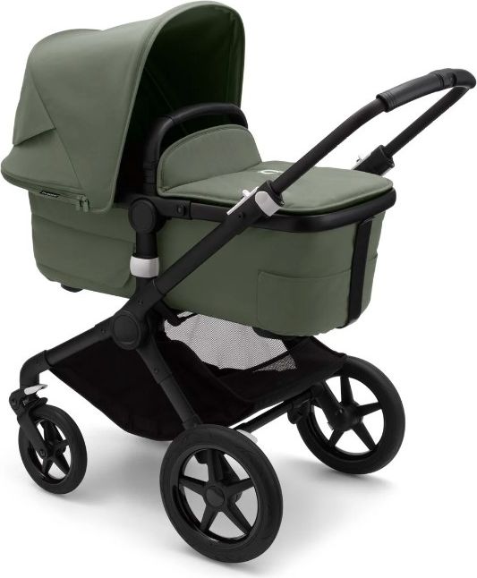 BUGABOO Fox 3 complete Black/Forest green-Forest green + autosedačka, základna, adaptéry - obrázek 3