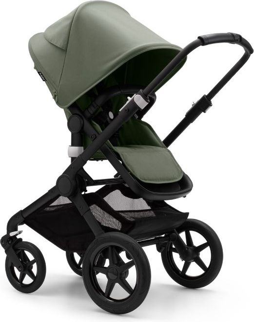 BUGABOO Fox 3 complete Black/Forest green-Forest green + autosedačka, základna, adaptéry - obrázek 6
