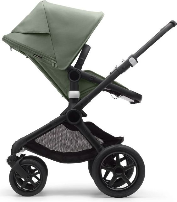 BUGABOO Fox 3 complete Black/Forest green-Forest green + autosedačka, základna, adaptéry - obrázek 7