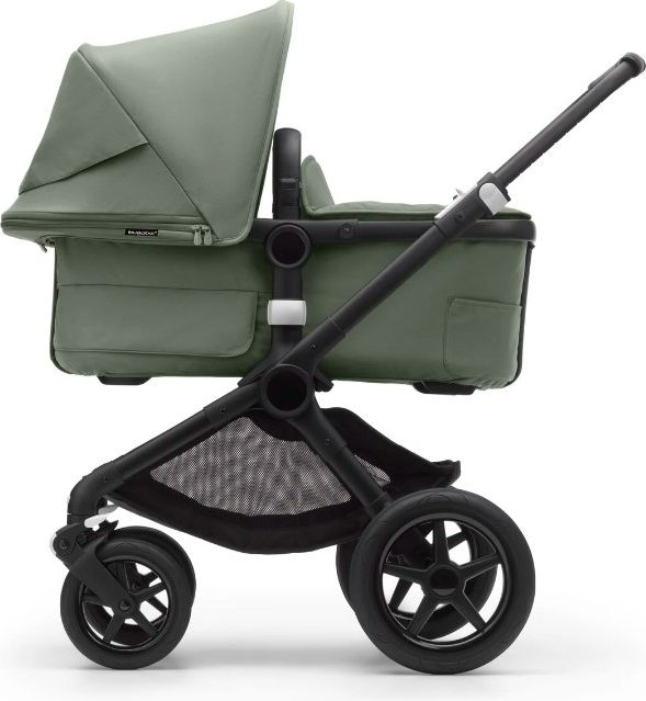 BUGABOO Fox 3 complete Black/Forest green-Forest green + autosedačka, základna, adaptéry - obrázek 8