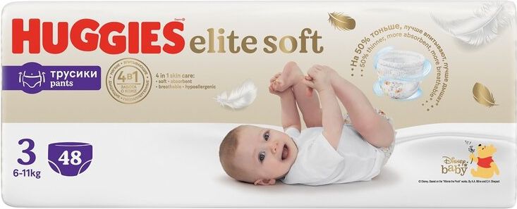 HUGGIES® Elite Soft Pants - 3 (48) - obrázek 1