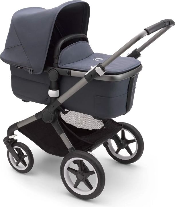 BUGABOO Fox 3 complete Graphit/Stormy blue-Stormy blue + autosedačka + adaptéry na autosedačku - obrázek 2