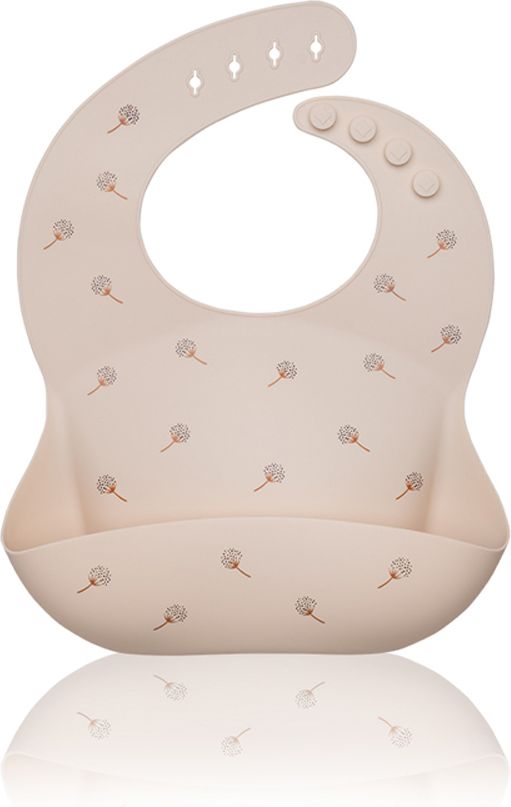 PETITE&MARS Bryndák silikonový Sam Beige Dandelion + Beige (2 ks) - obrázek 3