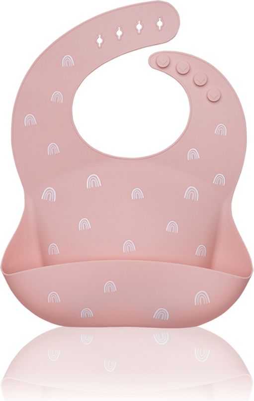 PETITE&MARS Bryndák silikonový Sam Pink Rainbow + Pink (2 ks) - obrázek 3