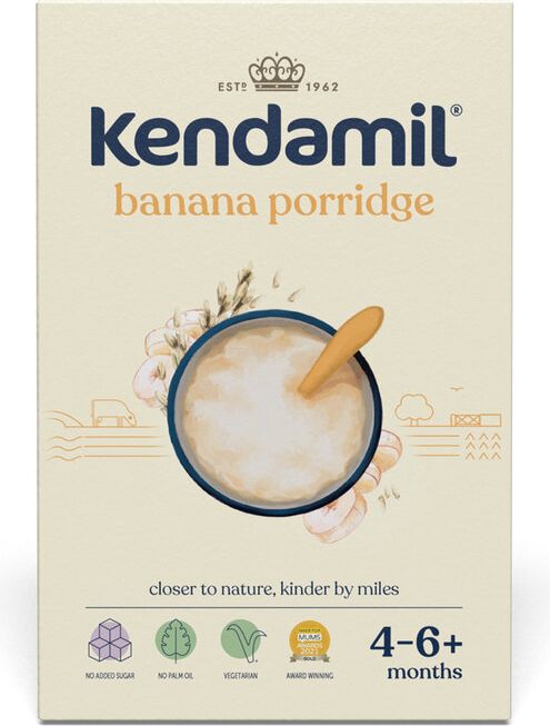 KENDAMIL Kaše mléčná s banánem (150 g) - obrázek 1