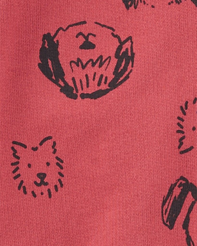 CARTER'S Overal na zip bez nožiček kr. rukáv Red Dog kluk 6m - obrázek 2