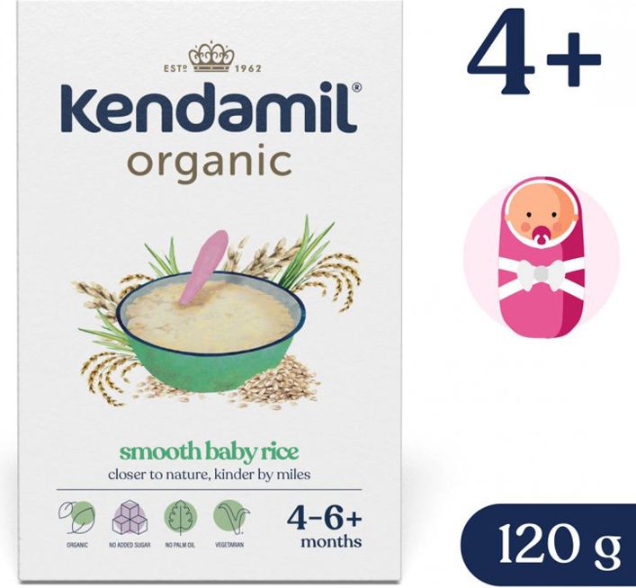 Kendamil BIO rýžová kaše 3 x 120 g - obrázek 3