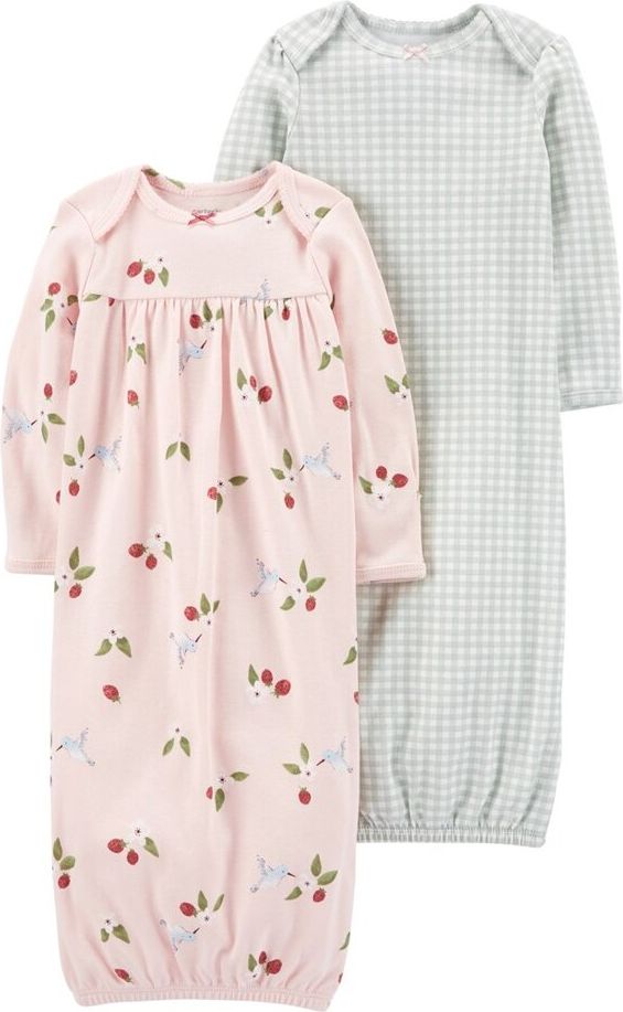CARTER'S Vak na spaní Hummingbird holka 2ks NB/vel. 56 - obrázek 1