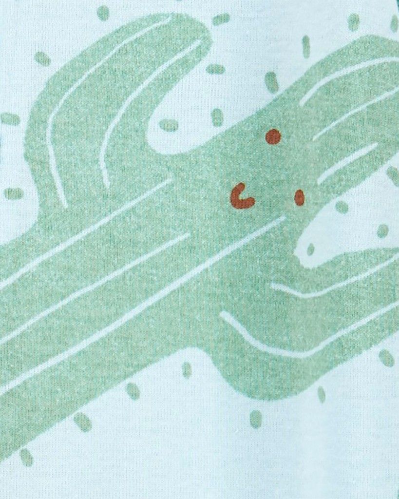 CARTER'S Overal na zip Green Cacti kluk 24m - obrázek 2