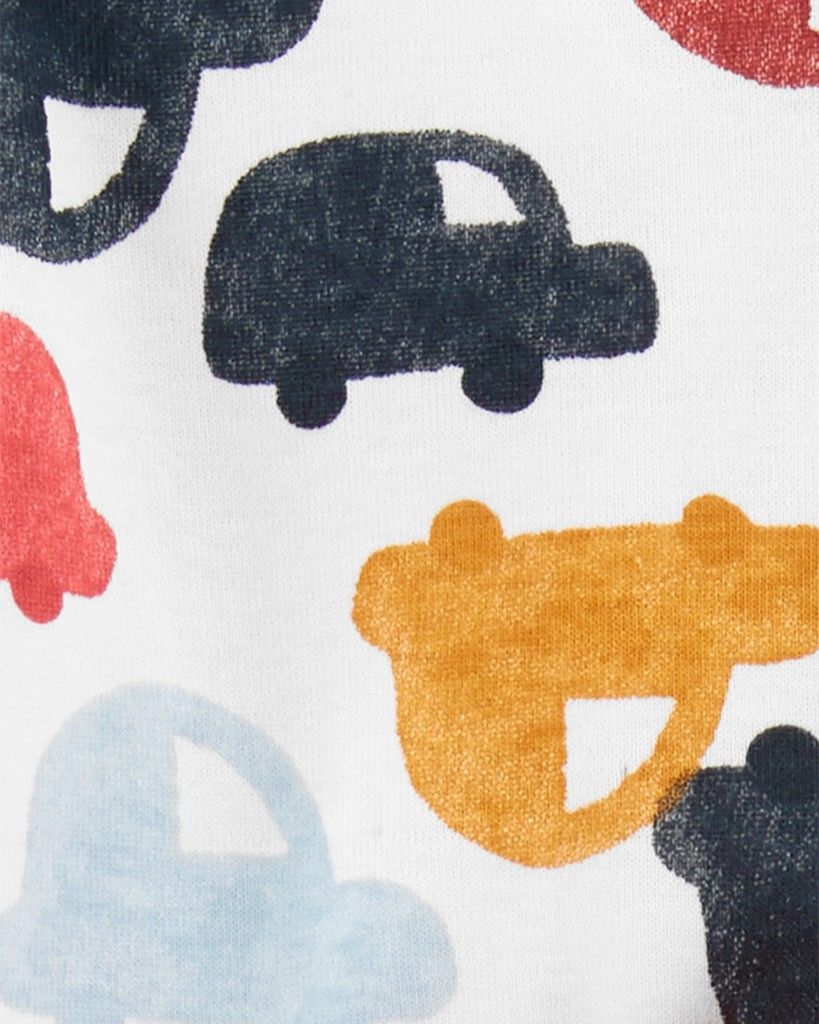 CARTER'S Body krátký rukáv Cars kluk 3ks 6m - obrázek 3