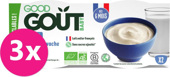 GOOD GOUT BIO Dezert mléčný 3 x (2x100 g) - obrázek 1