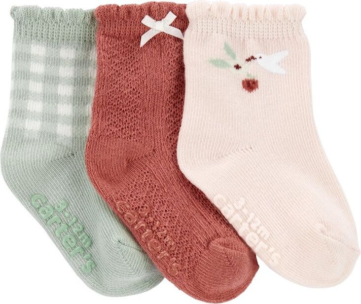 CARTER'S Ponožky Hummingbird holka 3ks 12-24m - obrázek 1