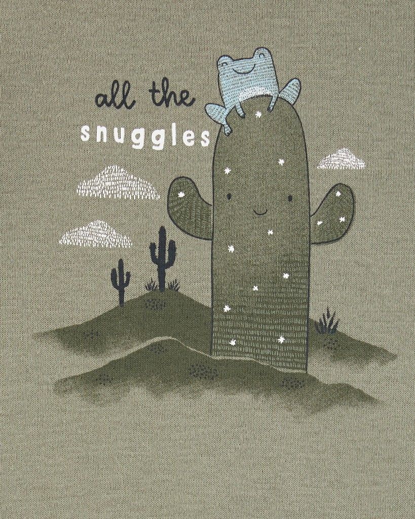 CARTER'S Body krátký rukáv Cactus & Buffalo kluk 5ks 9m - obrázek 3