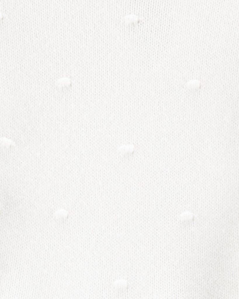 CARTER'S Body dlouhý rukáv s volány White Bubble holka 3m - obrázek 2