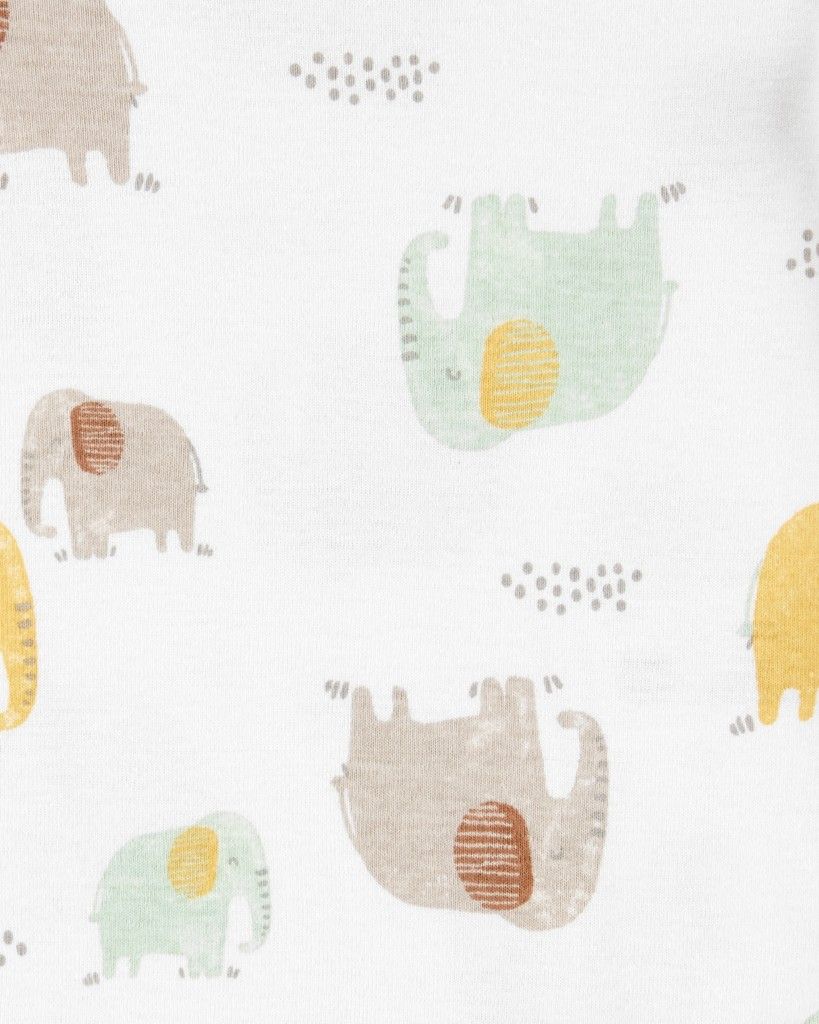 CARTER'S Body krátký rukáv Yellow & Grey neutrál 5ks 12m - obrázek 4