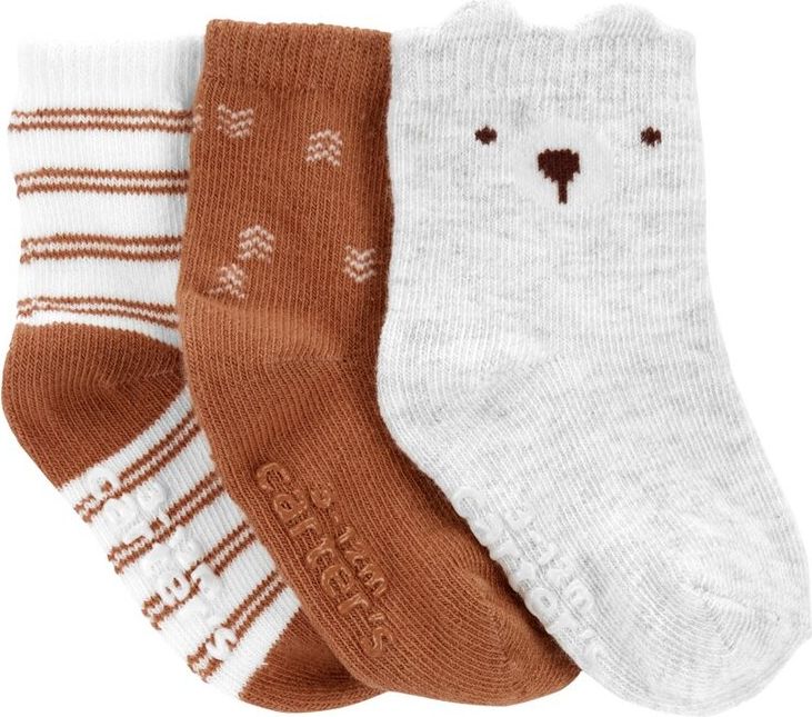 CARTER'S Ponožky Bear neutrál 3ks 12-24m - obrázek 1