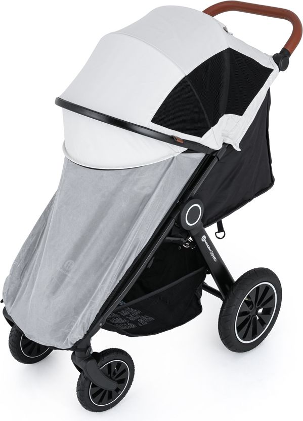 PETITE&MARS Kočárek Street+ Air Oak + nánožník + stříška letní na Street+ Summer Silver Complete - obrázek 15