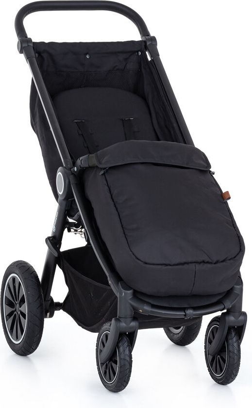 PETITE&MARS Kočárek Street+ Air Black + nánožník + stříška letní na Street+ Summer Silver Complete - obrázek 4