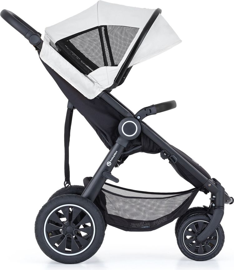 PETITE&MARS Kočárek Street+ Air Black + nánožník + stříška letní na Street+ Summer Silver Complete - obrázek 10