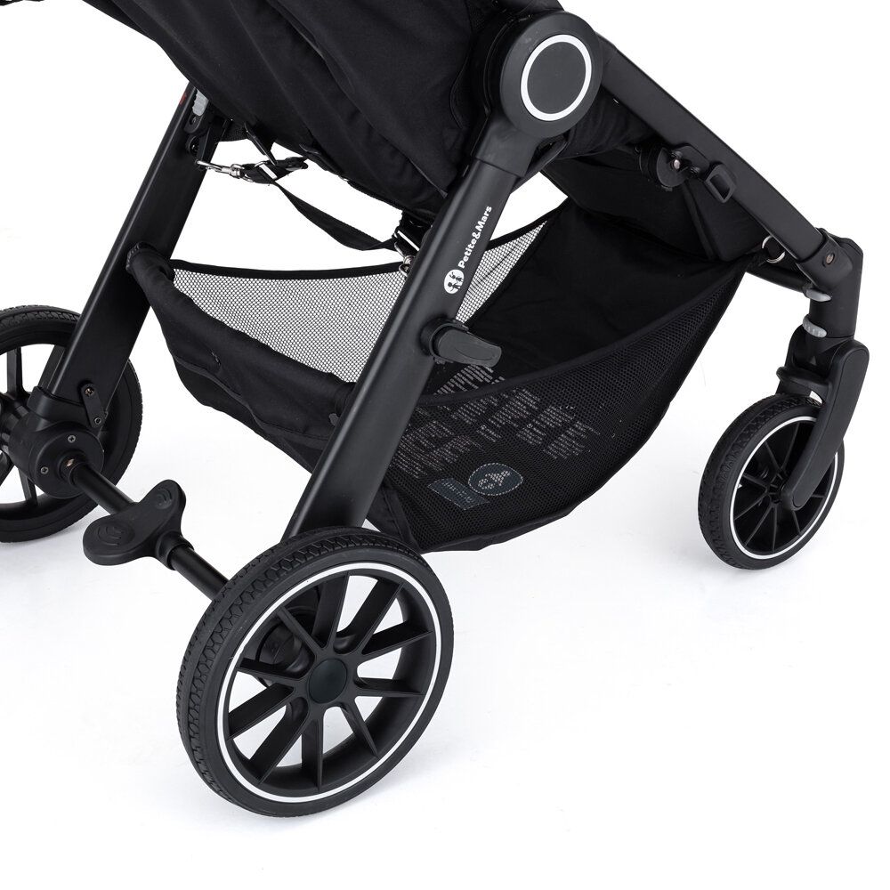 PETITE&MARS Kočárek konstrukce Street+ RWS Black + stříška letní na Street+ Summer Silver Complete - obrázek 7