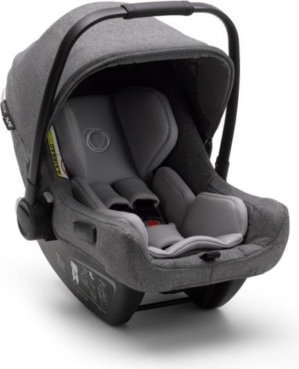 BUGABOO Bee 6 complete ALU/Grey-Grey Melange + hluboká korba, autosedačka, adaptéry na autosedačku - obrázek 13
