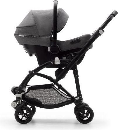BUGABOO Bee 6 complete ALU/Grey-Grey Melange + hluboká korba, autosedačka, adaptéry na autosedačku - obrázek 14