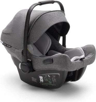 BUGABOO Bee 6 complete ALU/Grey-Grey Melange + hluboká korba, autosedačka, adaptéry na autosedačku - obrázek 15