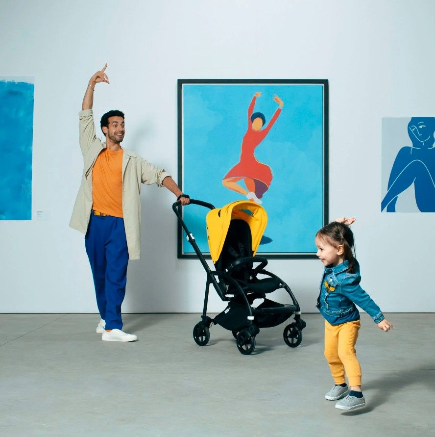 BUGABOO Bee 6 complete ALU/Grey-Grey Melange + hluboká korba, autosedačka, adaptéry na autosedačku - obrázek 22