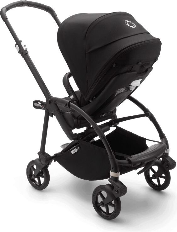 BUGABOO Bee 6 complete Black/Black-Black + hluboká korba, autosedačka, adaptéry na autosedačku - obrázek 3