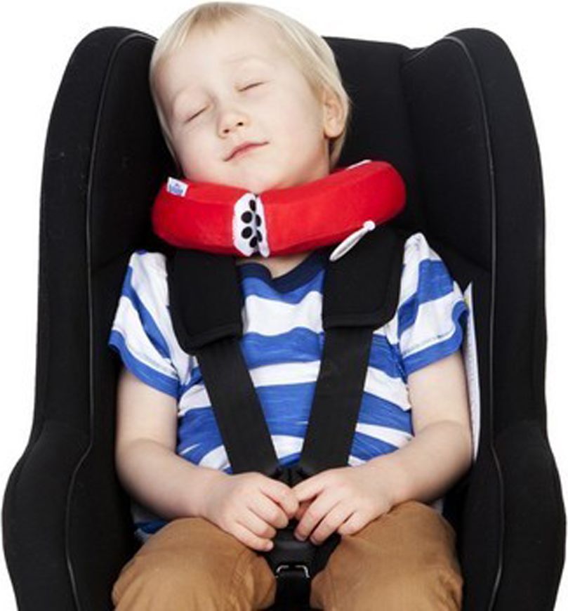 TRUNKI Polštářek cestovní nákrčník červený 2r+ - obrázek 2